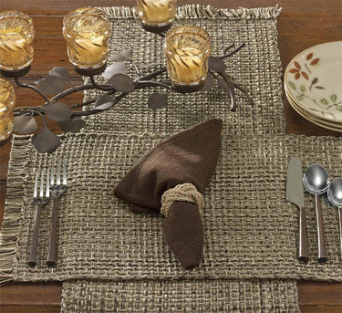 Tweed Espresso Table Runner - Park Designs - The Fox Decor